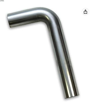 Forged 1.5 Inch Exhaust Pipe 90 Degree Stainless Header Bends 1.65mm Thickness